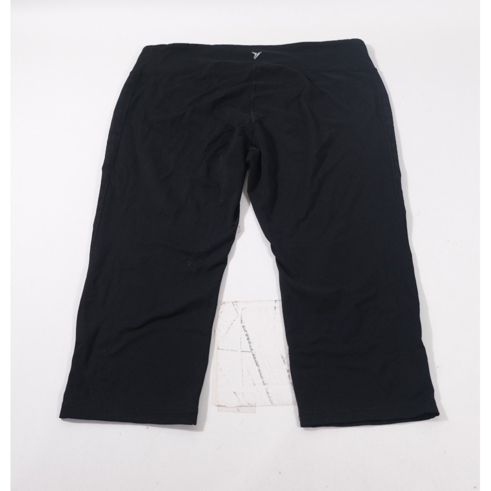 Old Navy Leggings Women XL Black Active Fitted Cropped Athletic Yoga Pants